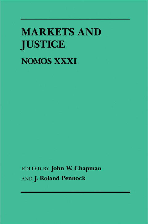 Cover image for book Markets and Justice