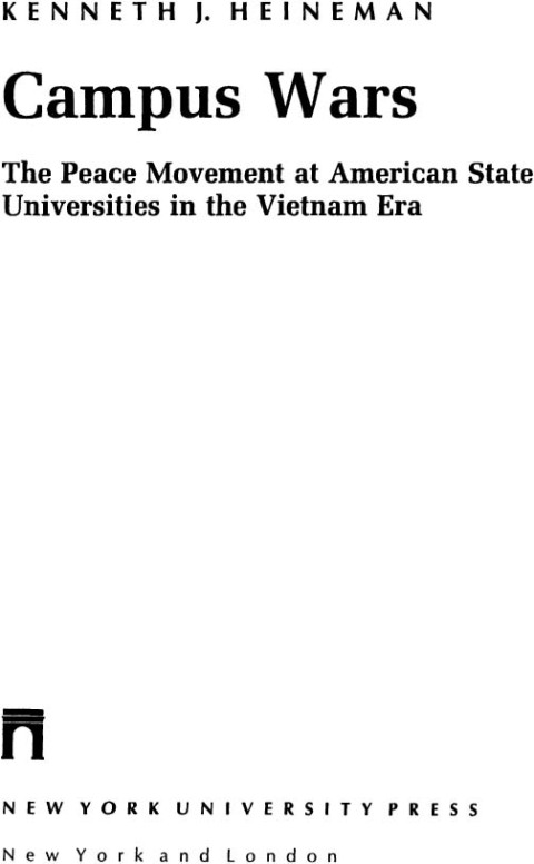 Cover image for book Campus Wars