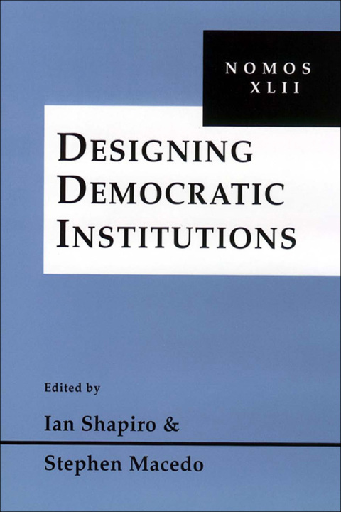 Cover image for book Designing Democratic Institutions