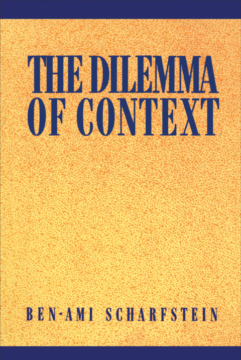 Cover image for book The Dilemma of Context