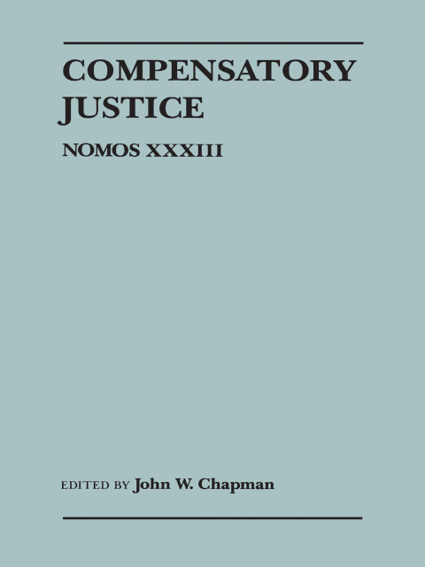 Cover image for book Compensatory Justice