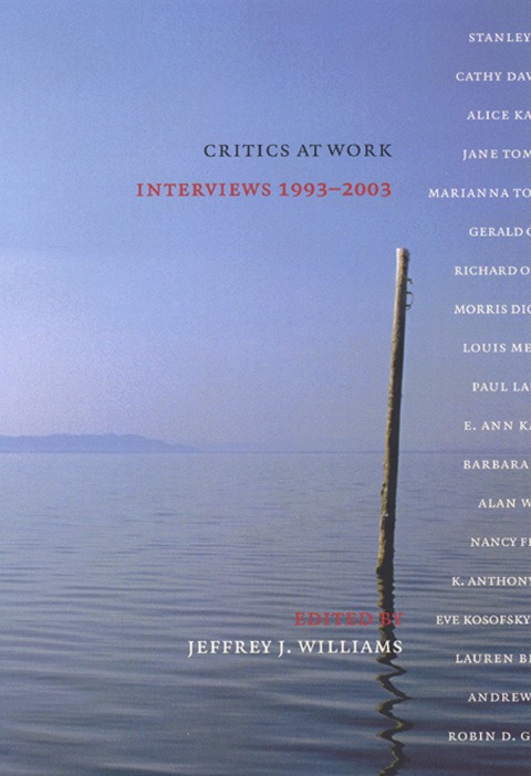 Cover image for book Critics at Work