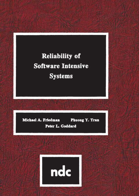 Cover image for book Reliability of Software Intensive Systems