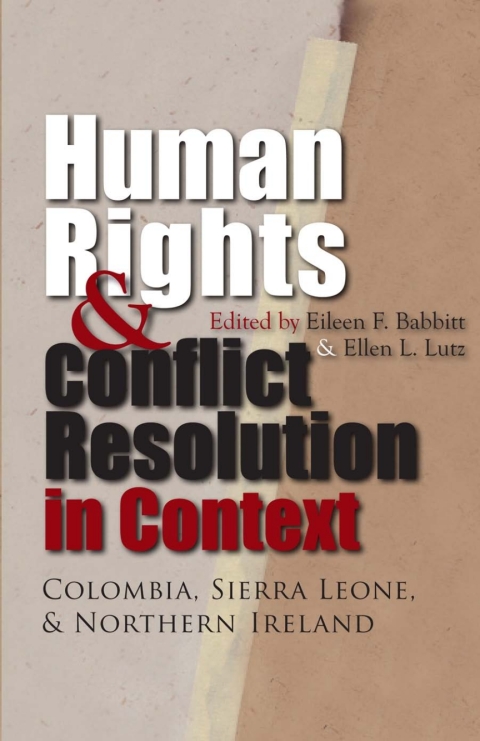 Cover image for book Human Rights and Conflict Resolution in Context