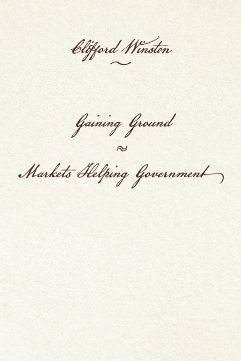 Cover image for book Gaining Ground