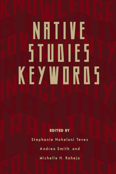 Cover image for book Native Studies Keywords