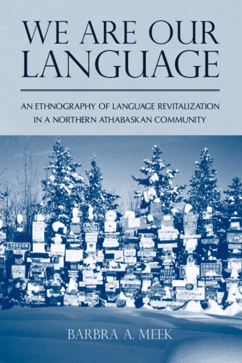 Cover image for book We Are Our Language