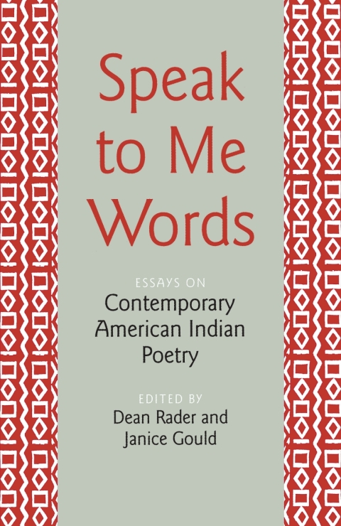 Cover image for book Speak to Me Words
