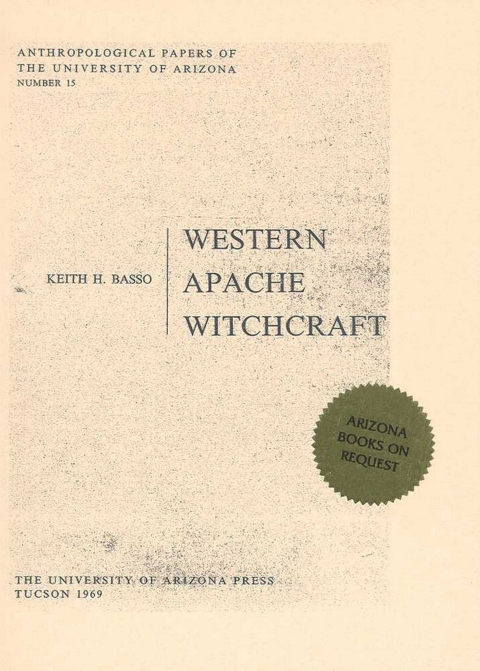 Cover image for book Western Apache Witchcraft