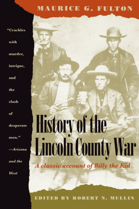 Cover image for book History of the Lincoln County War