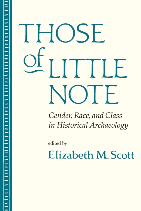 Cover image for book Those of Little Note