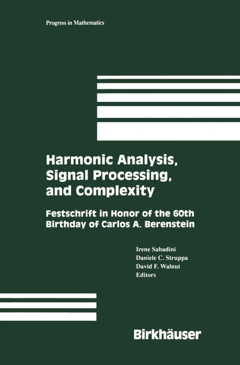 Cover image for book Harmonic Analysis, Signal Processing, and Complexity