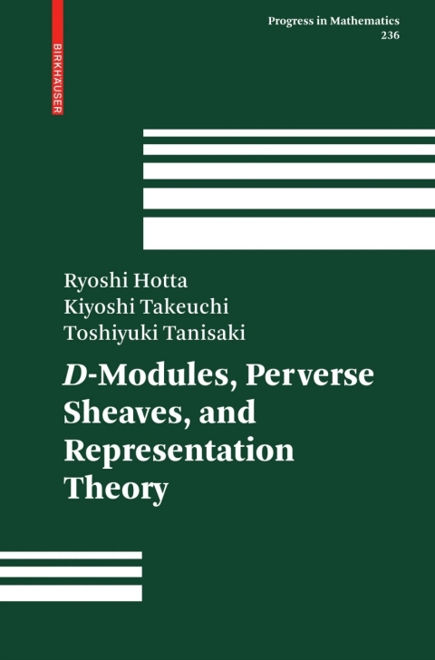 Cover image for book D-Modules, Perverse Sheaves, and Representation Theory