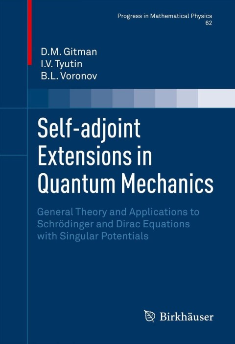 Cover image for book Self-adjoint Extensions in Quantum Mechanics