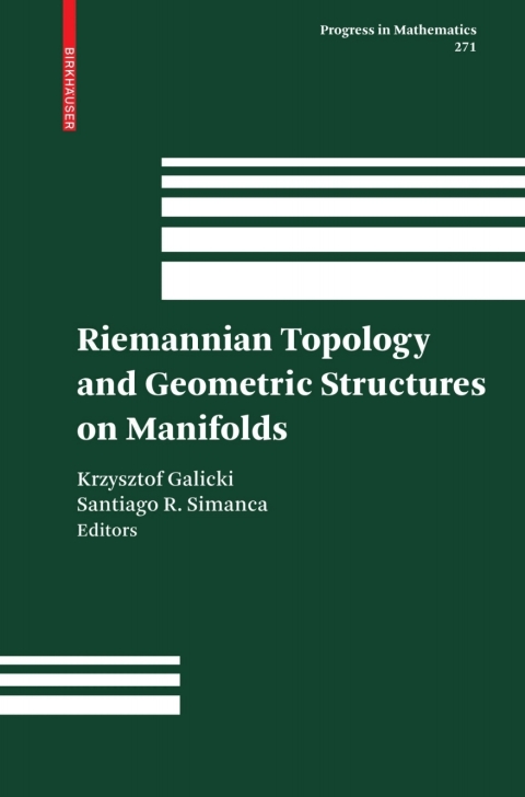 Cover image for book Riemannian Topology and Geometric Structures on Manifolds