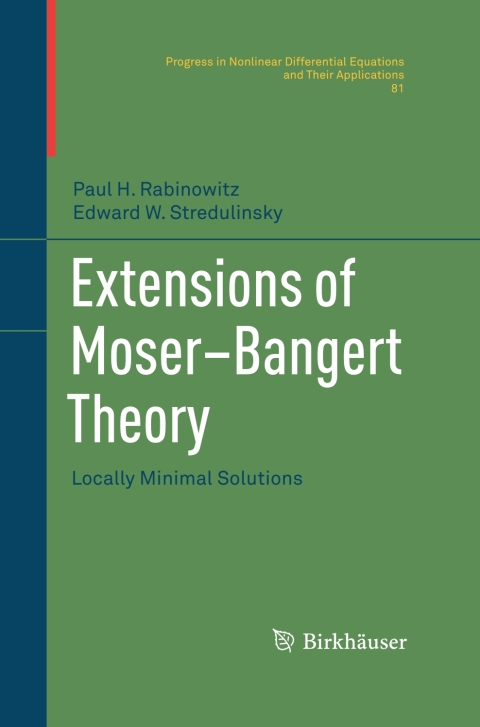Cover image for book Extensions of Moser–Bangert Theory