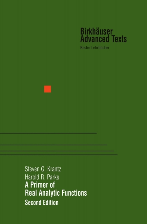 Cover image for book A Primer of Real Analytic Functions