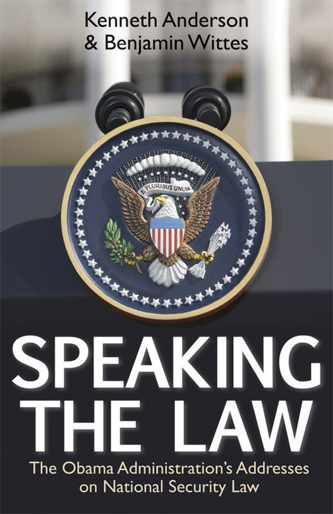 Cover image for book Speaking the Law