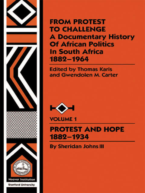 Cover image for book From Protest to Challenge, Vol. 1