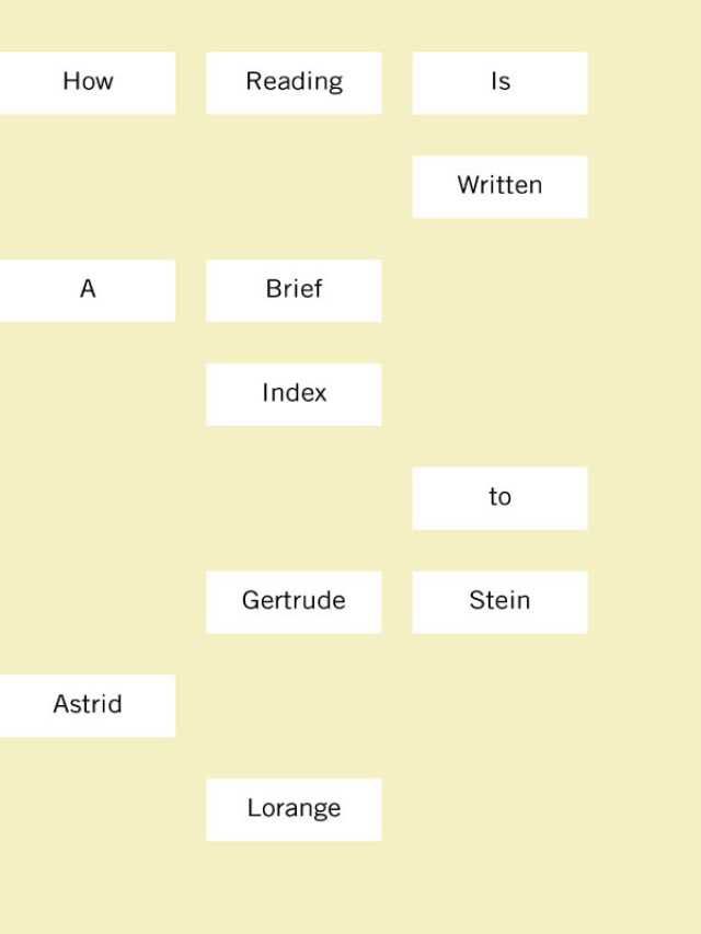 How Reading Is Written