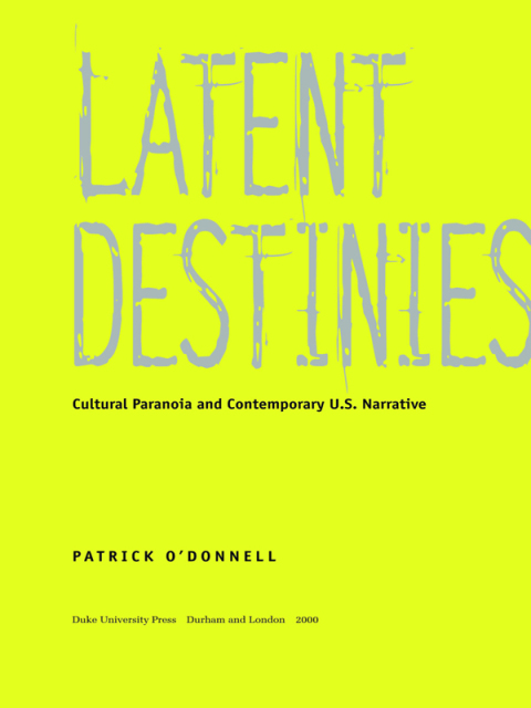 Cover image for book Latent Destinies