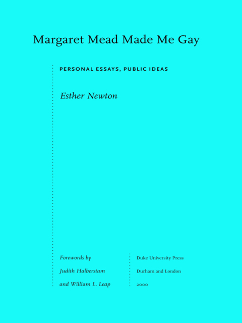 Cover image for book Margaret Mead Made Me Gay