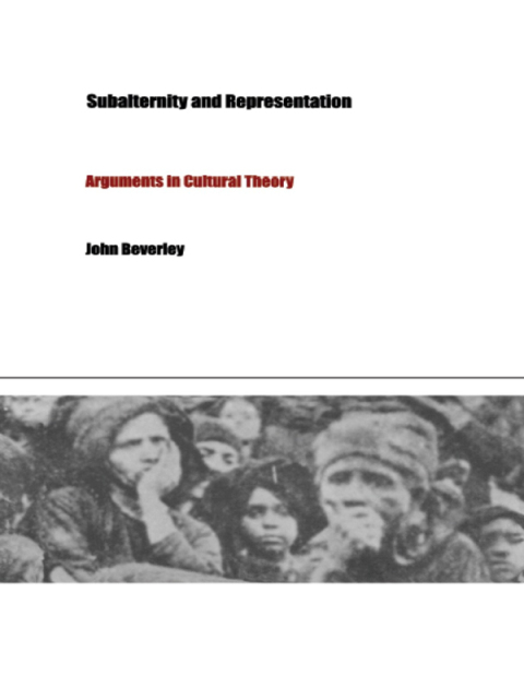Cover image for book Subalternity and Representation