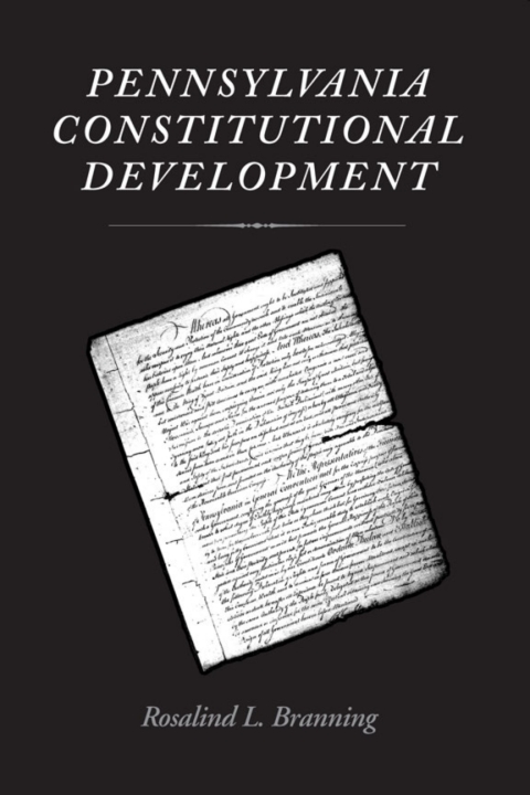 Cover image for book Pennsylvania Constitutional Development