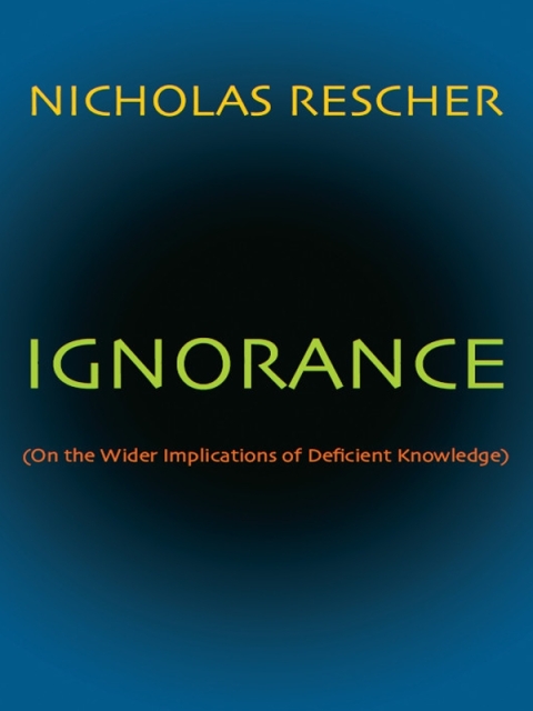 Cover image for book Ignorance