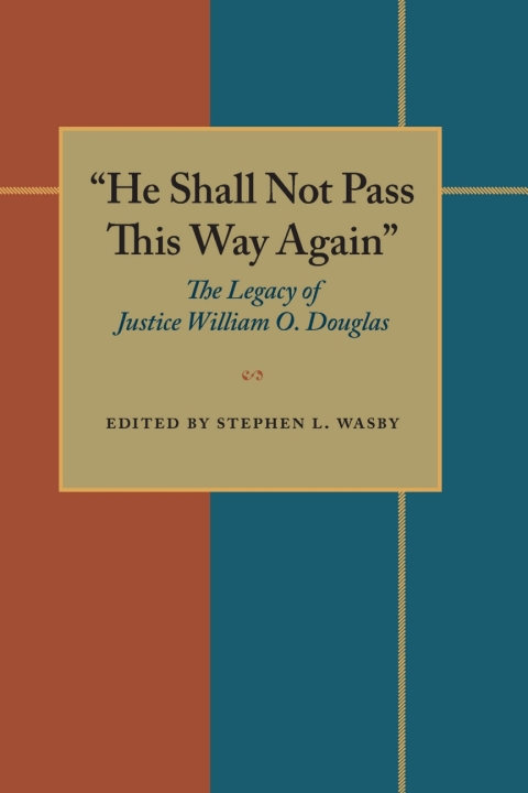 Cover image for book He Shall Not Pass This Way Again