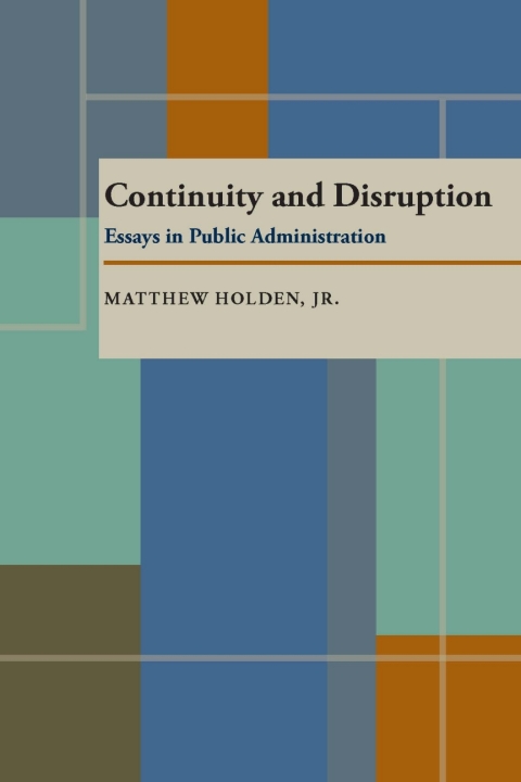 Cover image for book Continuity and Disruption