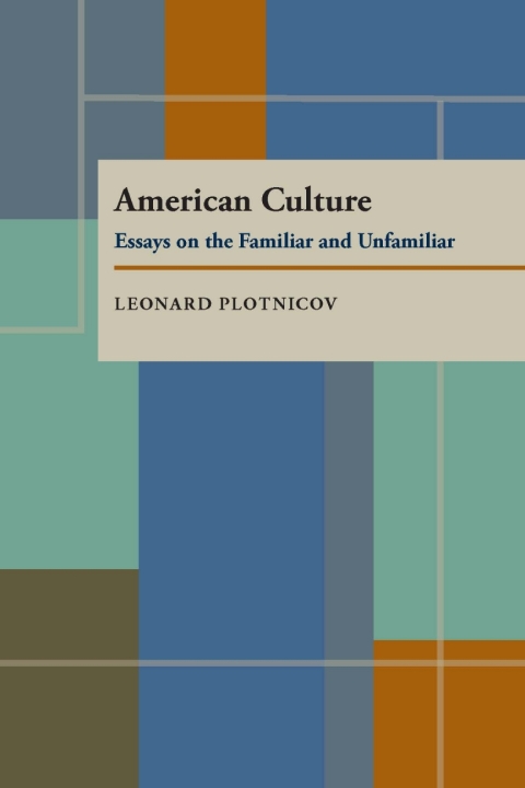 Cover image for book American Culture