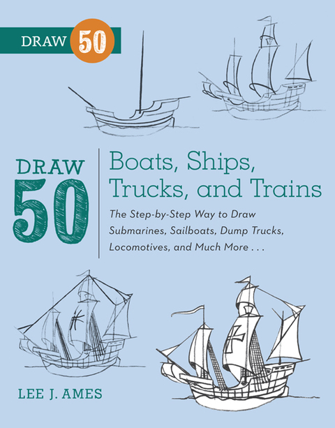 Cover image for book Draw 50 Boats, Ships, Trucks, and Trains