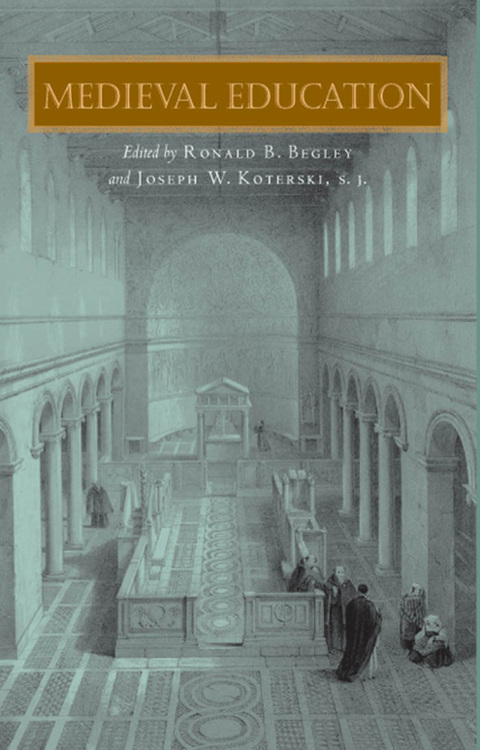 Cover image for book Medieval Education