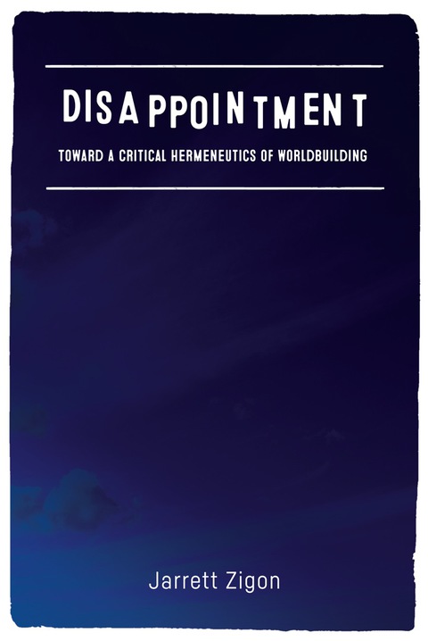Cover image for book Disappointment