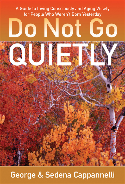 Cover image for book Do Not Go Quietly: A Guide to Living Consciously and Aging Wisely for People Who Weren't Born Yesterday