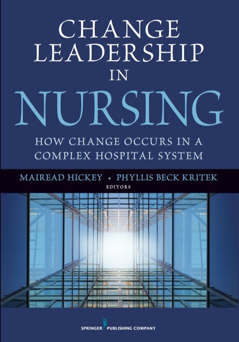 Cover image for book Change Leadership in Nursing