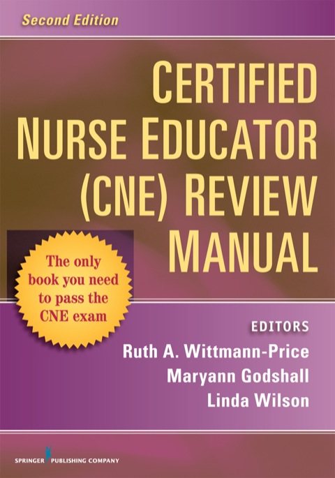 Cover image for book Certified Nurse Educator (CNE) Review Manual