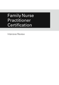 Titelbild: Family Nurse Practitioner Certification 1st edition 9780826102966