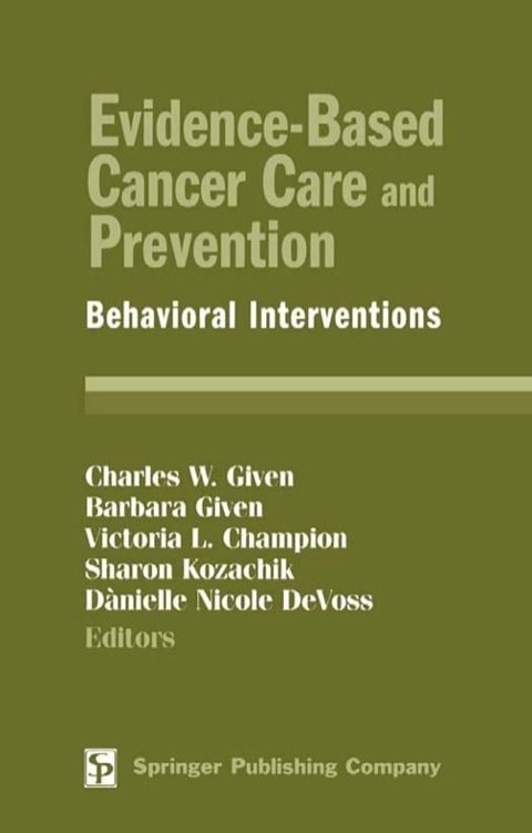 Cover image for book Evidence-Based Cancer Care and Prevention