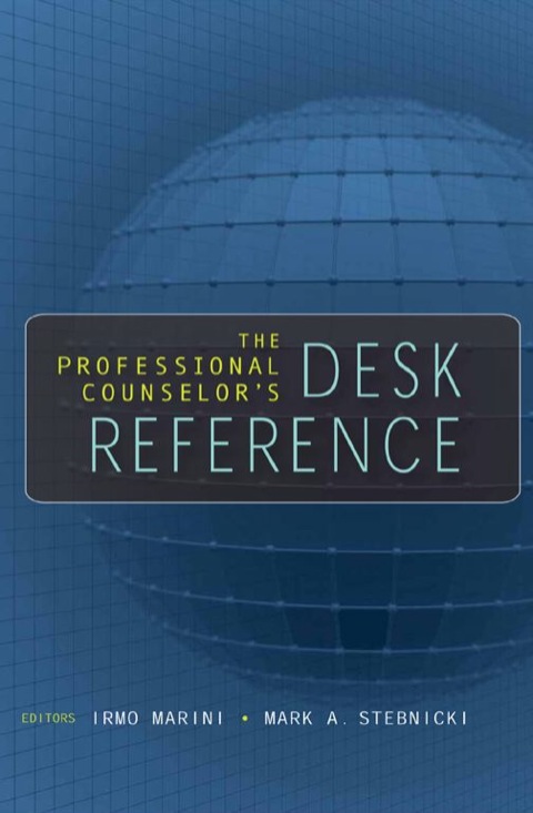 Cover image for book The Professional Counselor's Desk Reference