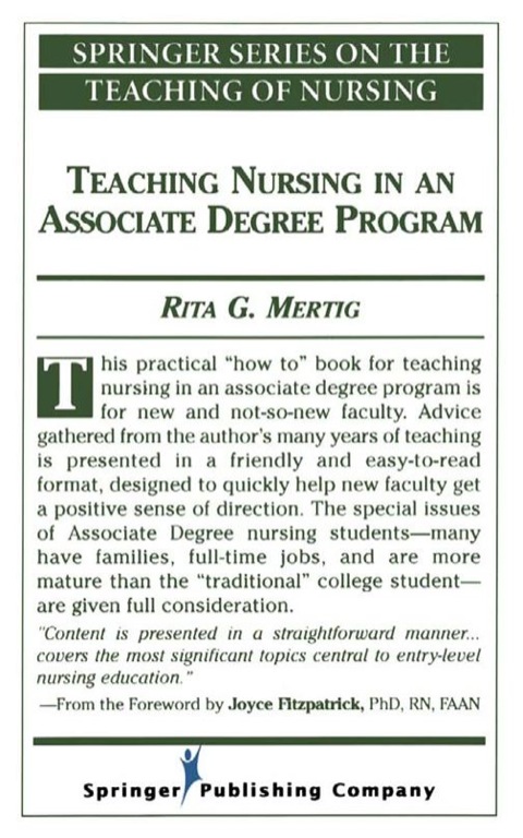 Cover image for book Teaching Nursing In An Associate Degree Program