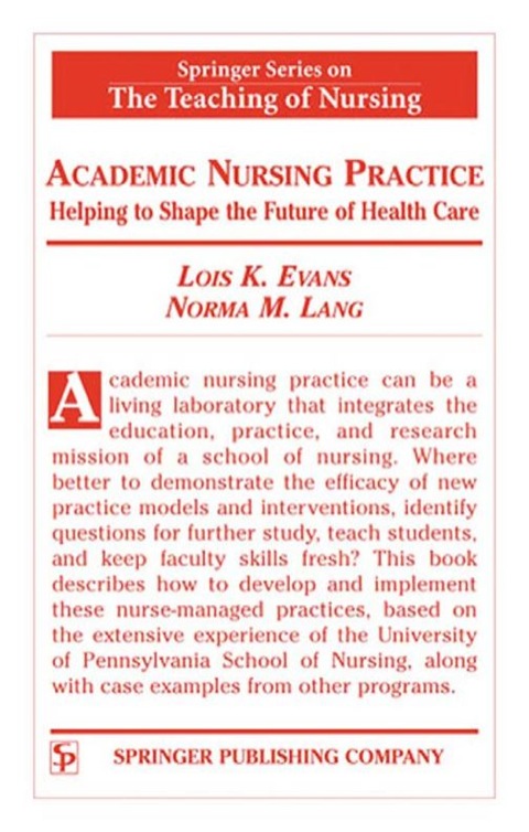 Cover image for book Academic Nursing Practice