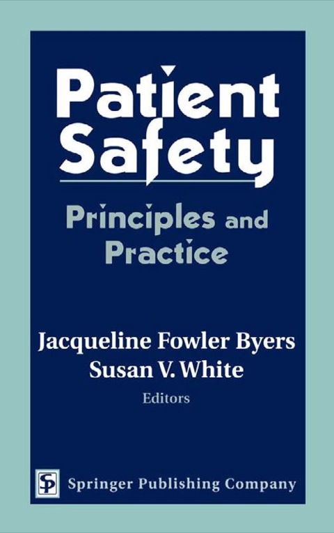 Cover image for book Patient Safety