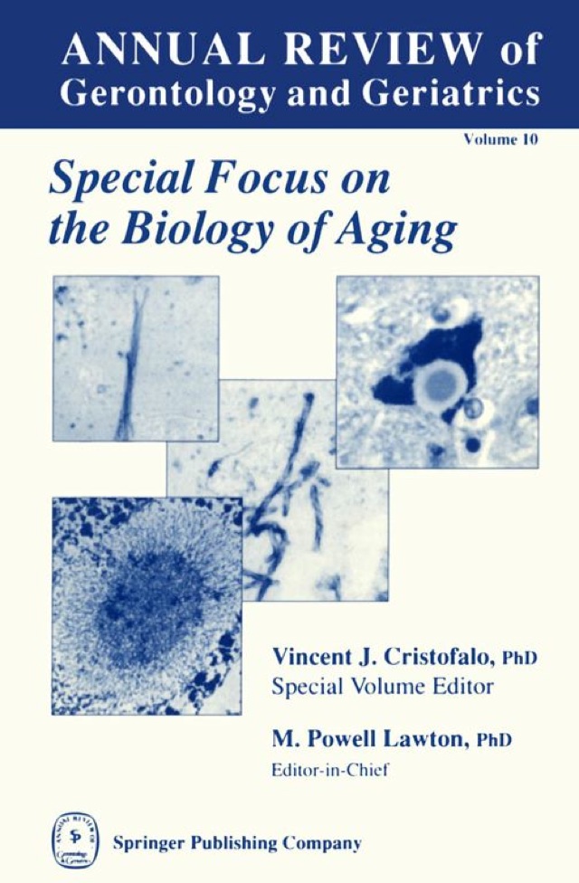 Annual Review of Gerontology and Geriatrics, Volume 10, 1990
