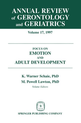 Annual Review of Gerontology and Geriatrics, Volume 17, 1997