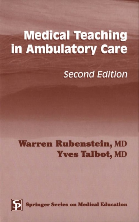 Cover image for book Medical Teaching in Ambulatory Care, Second Edition