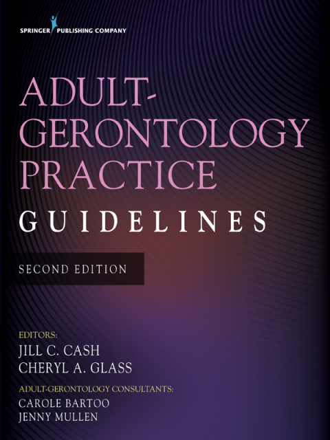 Cover image for book Adult-Gerontology Practice Guidelines