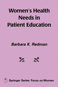 Cover image: Women's Health Needs In Patient Education 1st edition 9780826111500