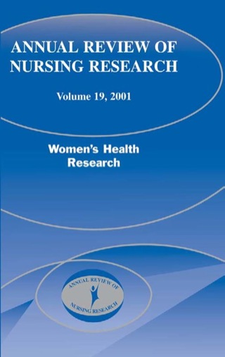 Annual Review of Nursing Research, Volume 19, 2001